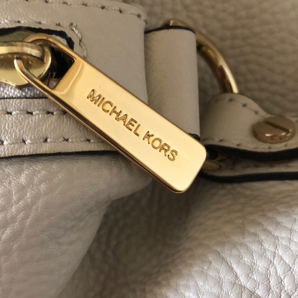Michael Kors Bedford Ivory Leather Satchel - Picture 8 of 8